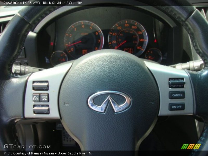 Black Obsidian / Graphite 2008 Infiniti FX 35 AWD