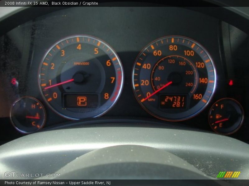 Black Obsidian / Graphite 2008 Infiniti FX 35 AWD