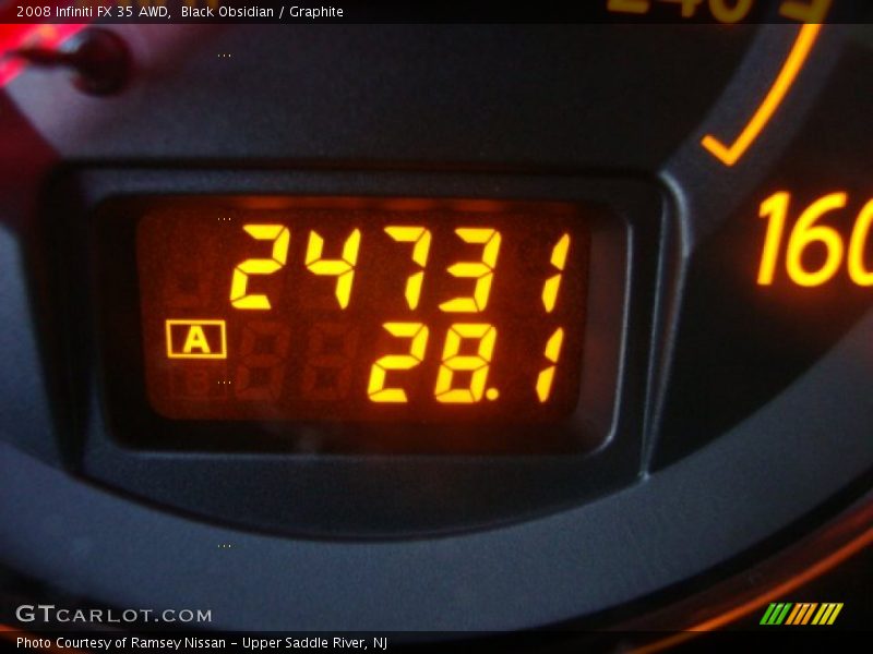 Black Obsidian / Graphite 2008 Infiniti FX 35 AWD