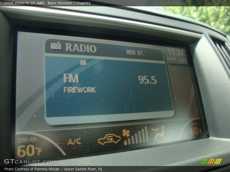 Black Obsidian / Graphite 2008 Infiniti FX 35 AWD