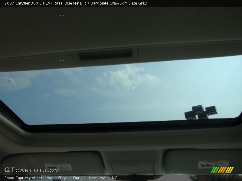 Steel Blue Metallic / Dark Slate Gray/Light Slate Gray 2007 Chrysler 300 C HEMI