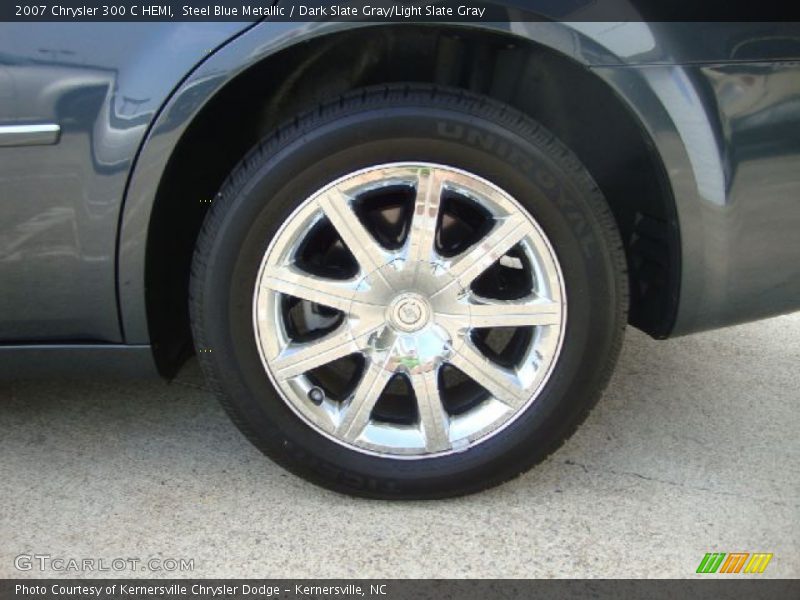 Steel Blue Metallic / Dark Slate Gray/Light Slate Gray 2007 Chrysler 300 C HEMI