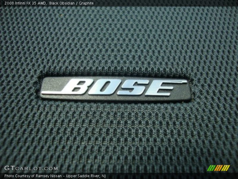 Black Obsidian / Graphite 2008 Infiniti FX 35 AWD