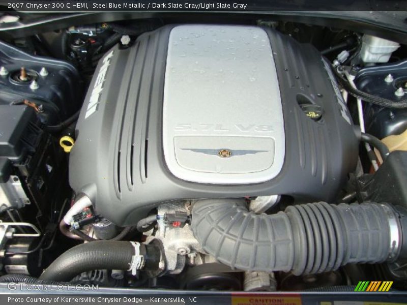 Steel Blue Metallic / Dark Slate Gray/Light Slate Gray 2007 Chrysler 300 C HEMI