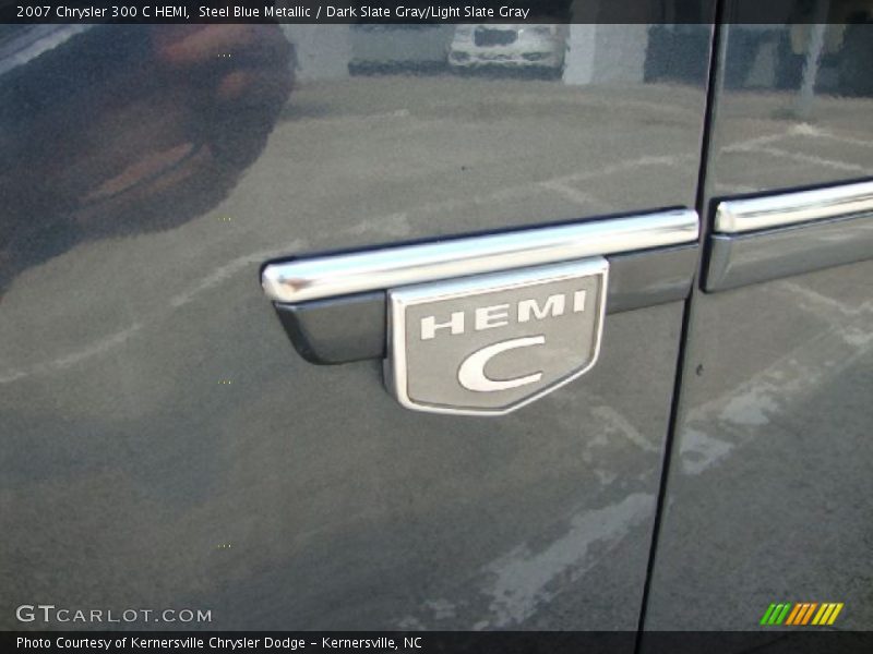 Steel Blue Metallic / Dark Slate Gray/Light Slate Gray 2007 Chrysler 300 C HEMI