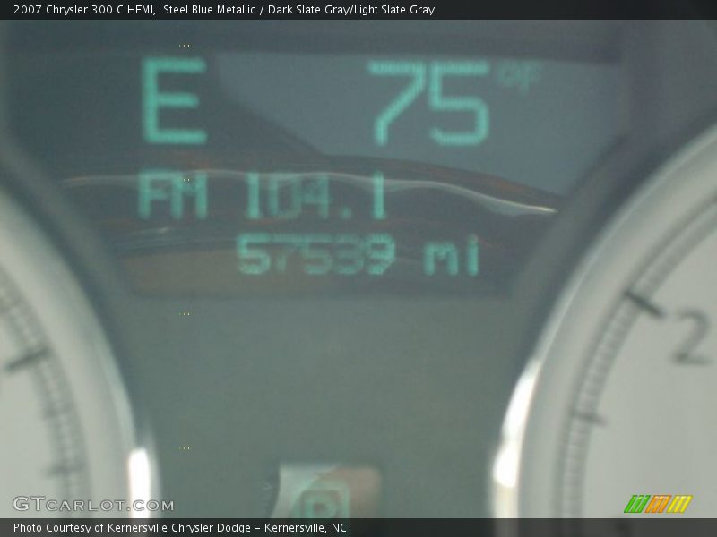 Steel Blue Metallic / Dark Slate Gray/Light Slate Gray 2007 Chrysler 300 C HEMI
