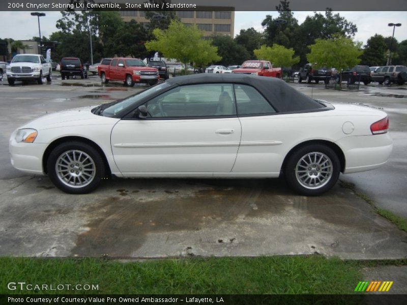 Stone White / Sandstone 2004 Chrysler Sebring LXi Convertible