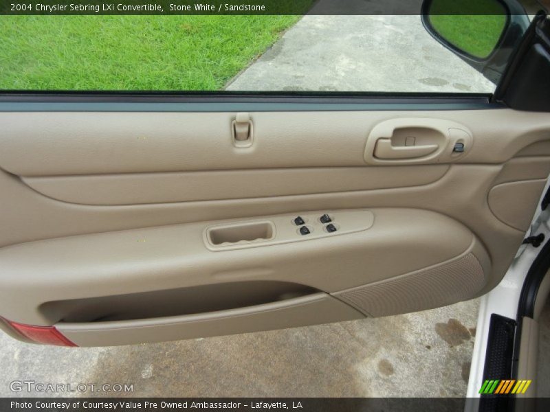 Stone White / Sandstone 2004 Chrysler Sebring LXi Convertible