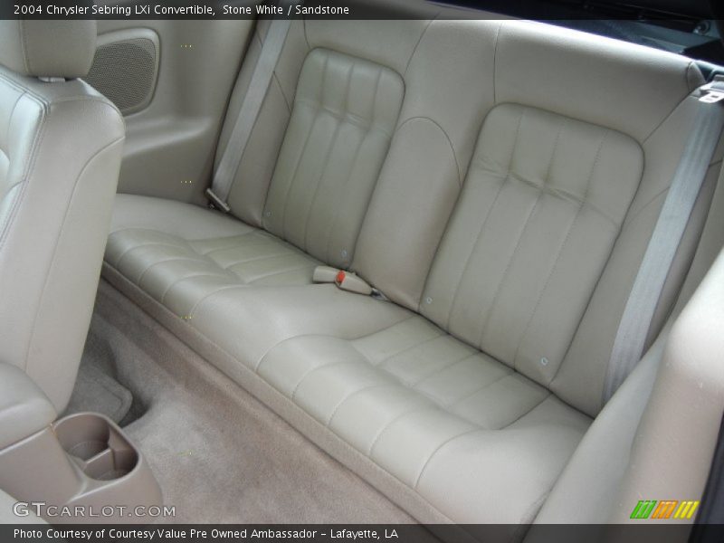 Stone White / Sandstone 2004 Chrysler Sebring LXi Convertible