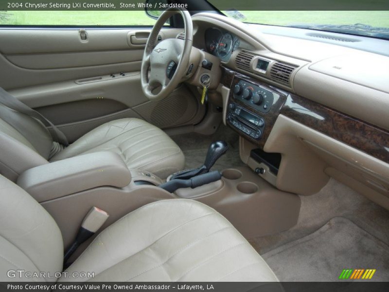 Stone White / Sandstone 2004 Chrysler Sebring LXi Convertible