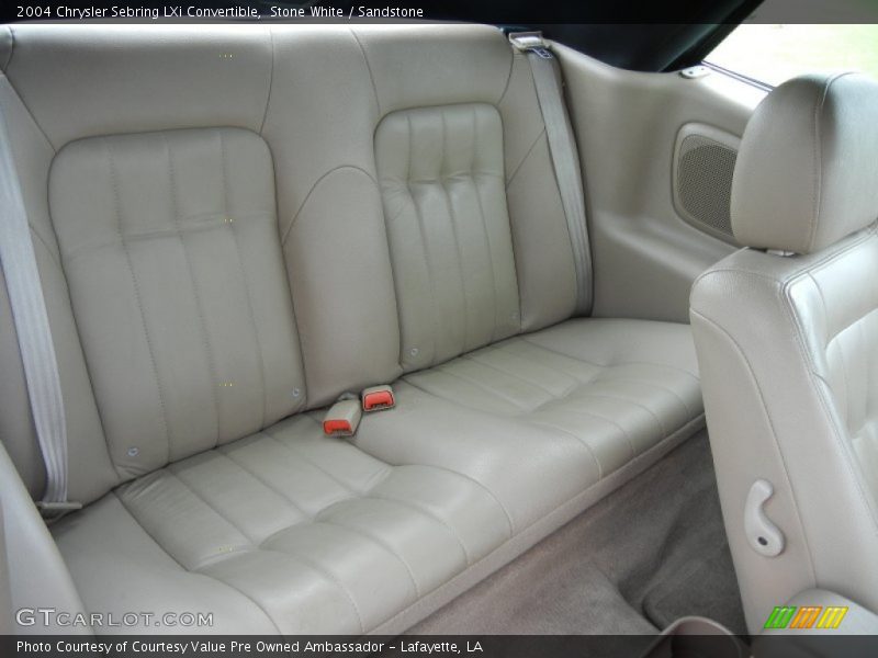Stone White / Sandstone 2004 Chrysler Sebring LXi Convertible