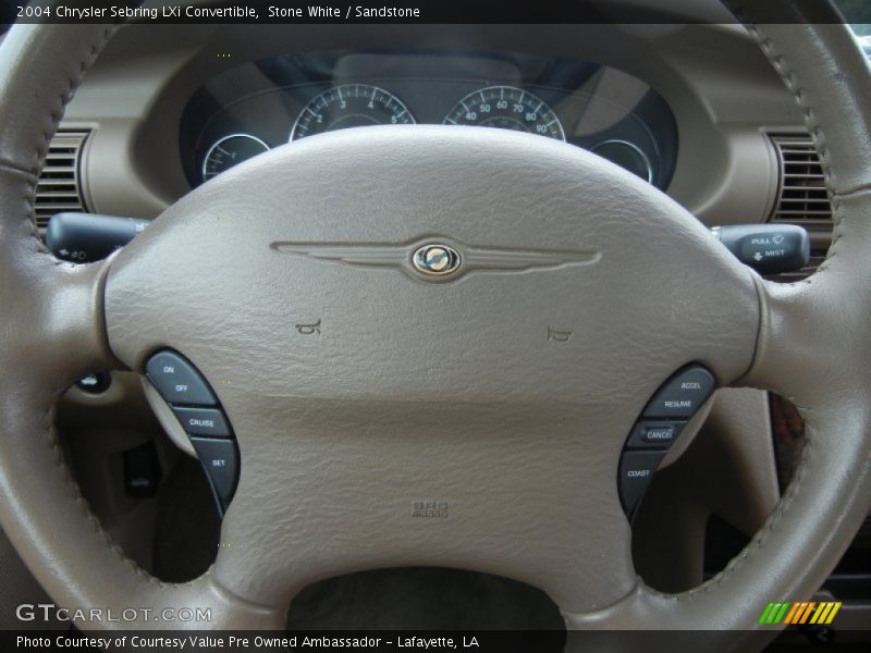 Stone White / Sandstone 2004 Chrysler Sebring LXi Convertible