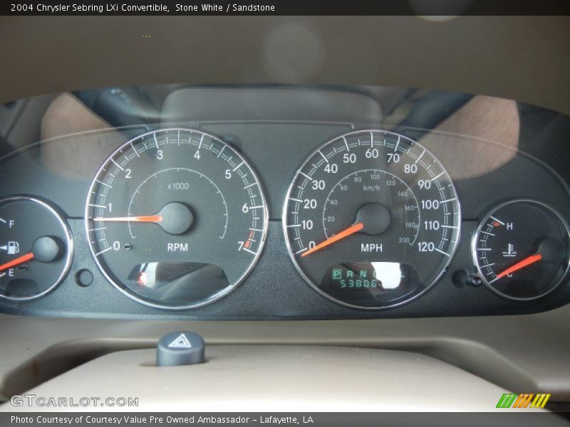 Stone White / Sandstone 2004 Chrysler Sebring LXi Convertible