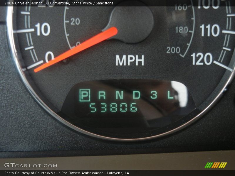 Stone White / Sandstone 2004 Chrysler Sebring LXi Convertible