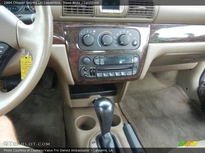 Stone White / Sandstone 2004 Chrysler Sebring LXi Convertible