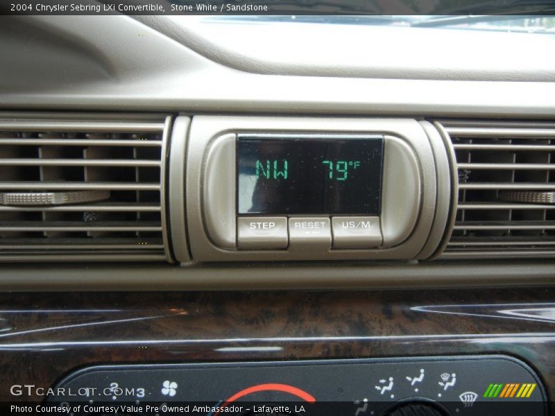 Stone White / Sandstone 2004 Chrysler Sebring LXi Convertible