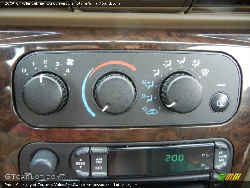 Stone White / Sandstone 2004 Chrysler Sebring LXi Convertible