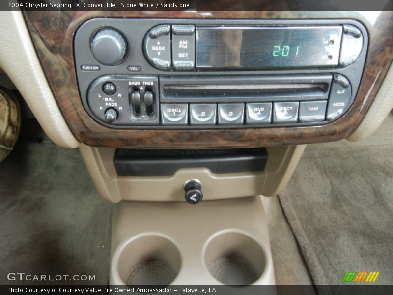 Stone White / Sandstone 2004 Chrysler Sebring LXi Convertible