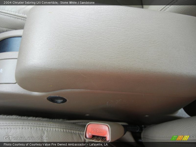 Stone White / Sandstone 2004 Chrysler Sebring LXi Convertible