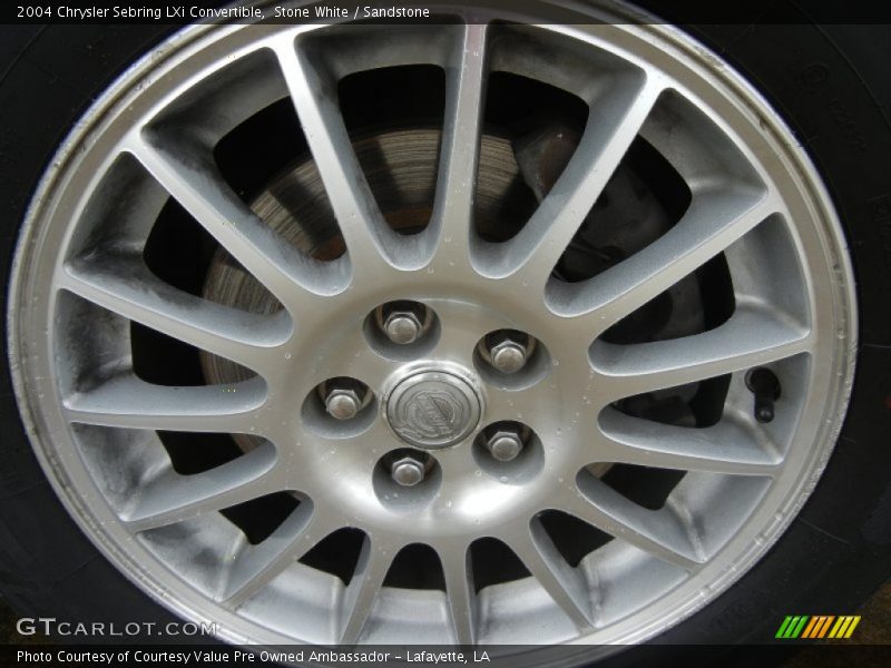 Stone White / Sandstone 2004 Chrysler Sebring LXi Convertible
