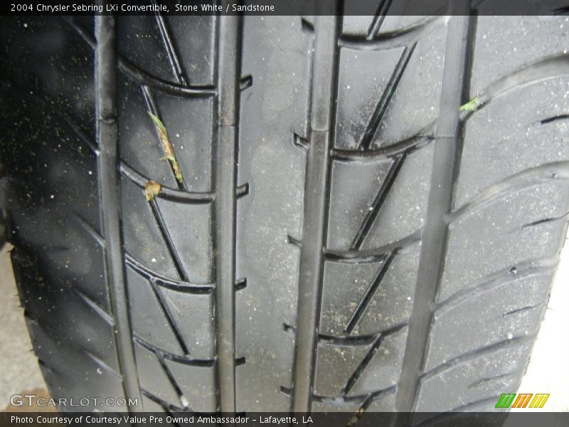 Stone White / Sandstone 2004 Chrysler Sebring LXi Convertible