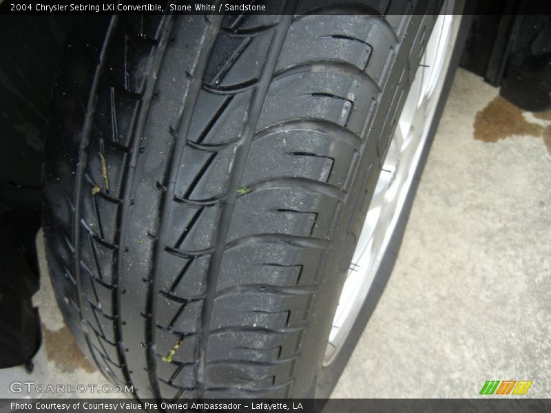 Stone White / Sandstone 2004 Chrysler Sebring LXi Convertible