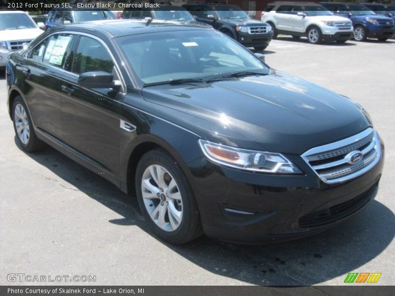 Ebony Black / Charcoal Black 2012 Ford Taurus SEL