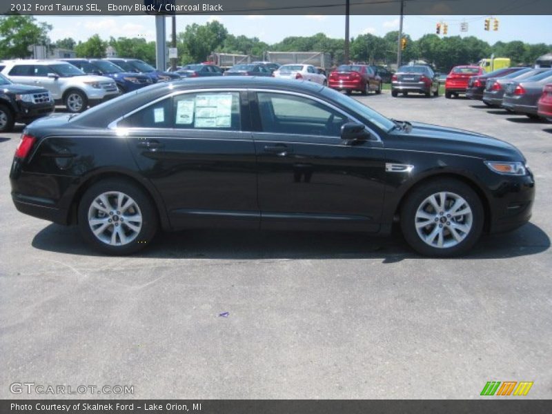 Ebony Black / Charcoal Black 2012 Ford Taurus SEL