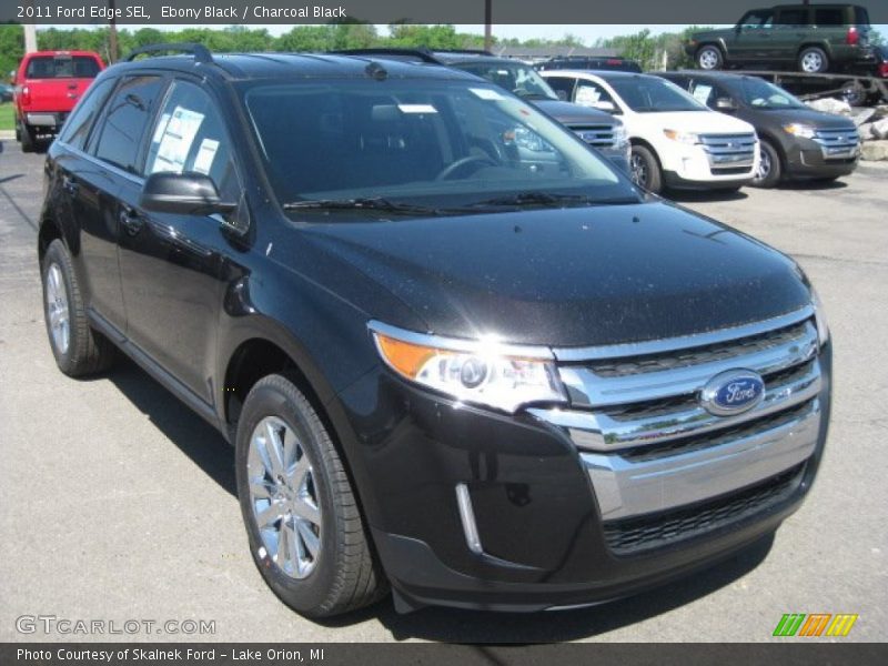 Ebony Black / Charcoal Black 2011 Ford Edge SEL