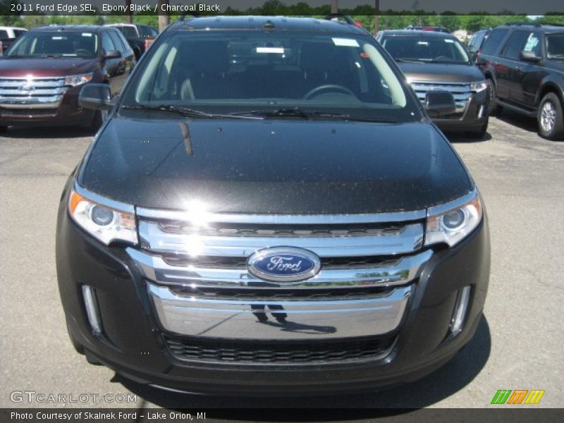 Ebony Black / Charcoal Black 2011 Ford Edge SEL