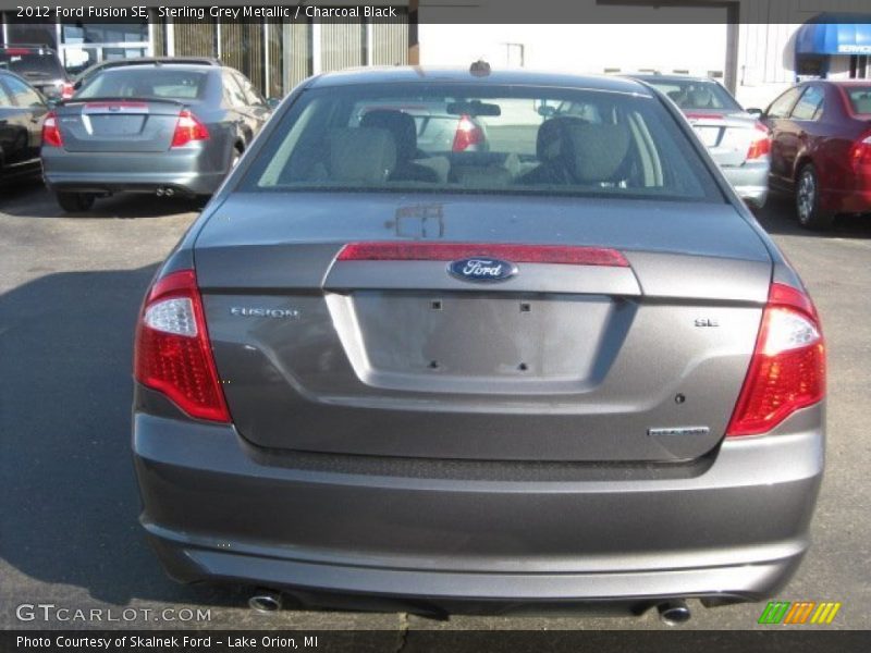 Sterling Grey Metallic / Charcoal Black 2012 Ford Fusion SE