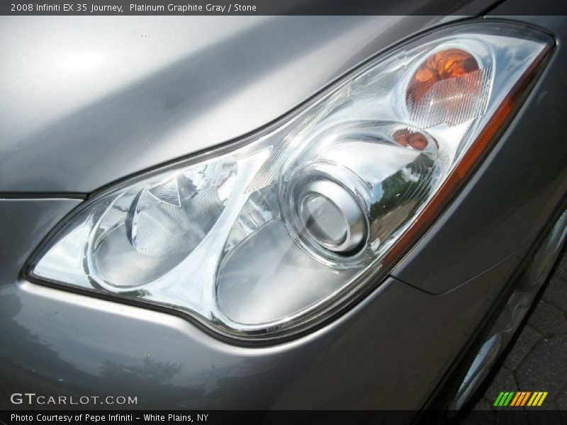 Platinum Graphite Gray / Stone 2008 Infiniti EX 35 Journey