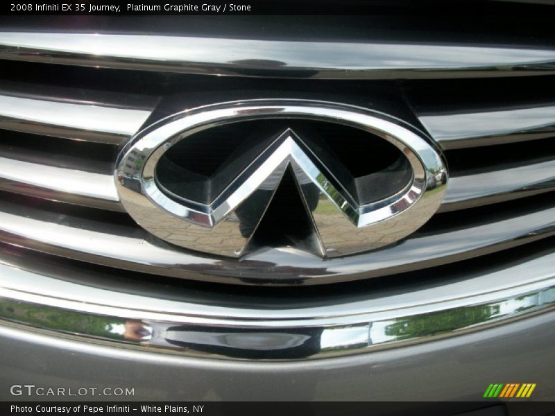 Platinum Graphite Gray / Stone 2008 Infiniti EX 35 Journey