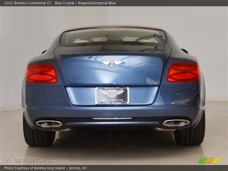 Blue Crystal / Magnolia/Imperial Blue 2012 Bentley Continental GT