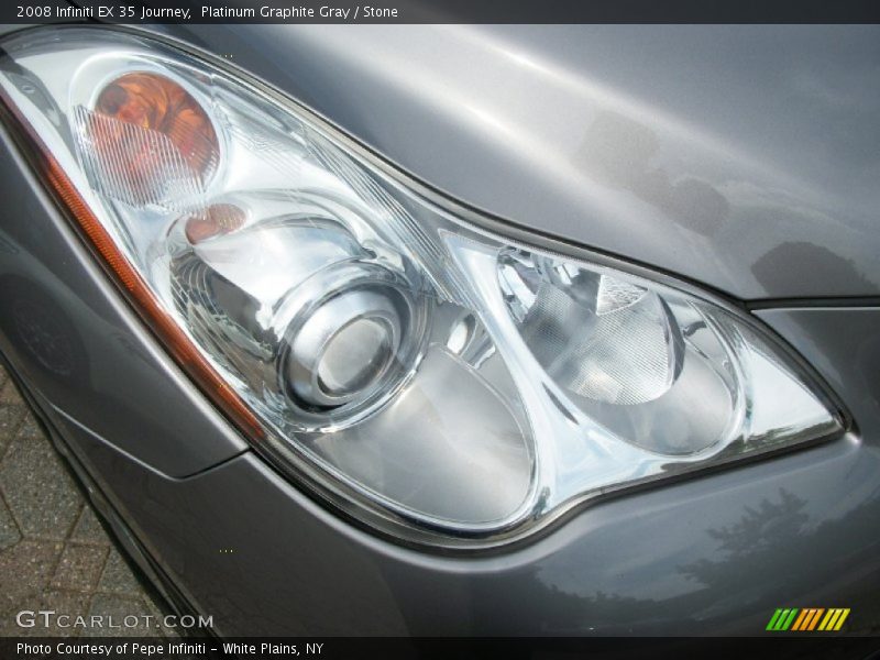 Platinum Graphite Gray / Stone 2008 Infiniti EX 35 Journey