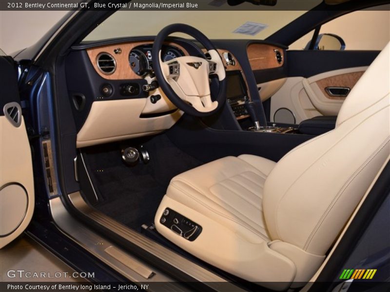  2012 Continental GT  Magnolia/Imperial Blue Interior
