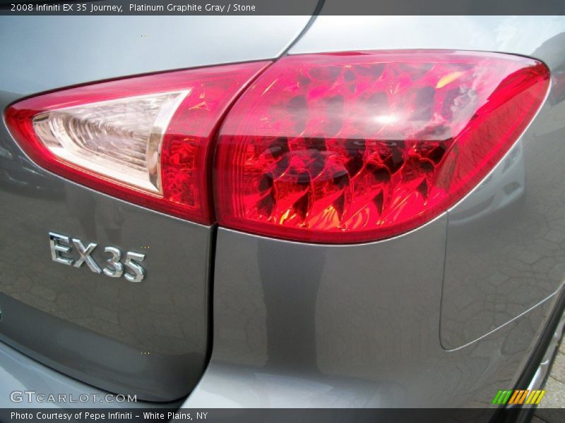 Platinum Graphite Gray / Stone 2008 Infiniti EX 35 Journey
