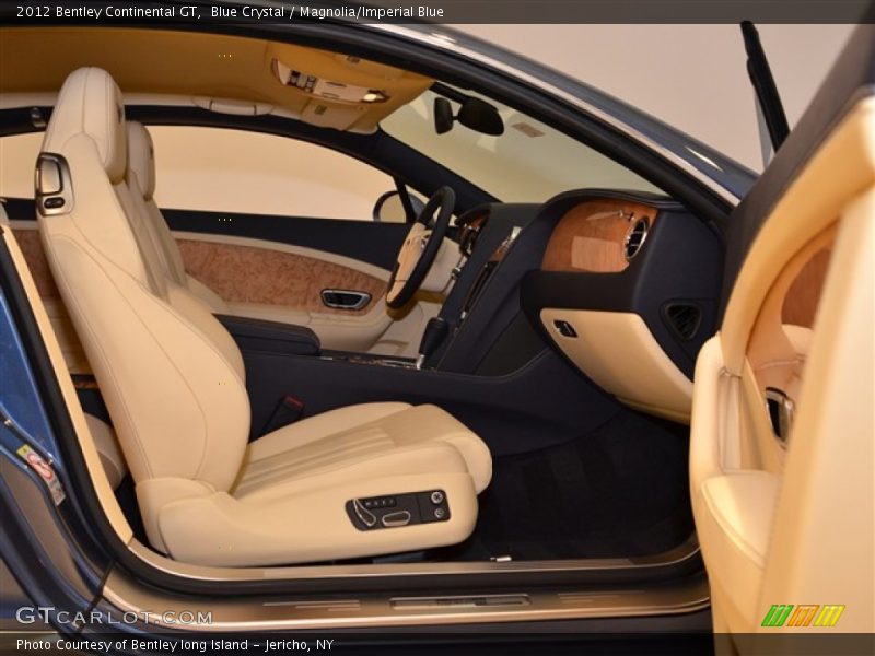  2012 Continental GT  Magnolia/Imperial Blue Interior