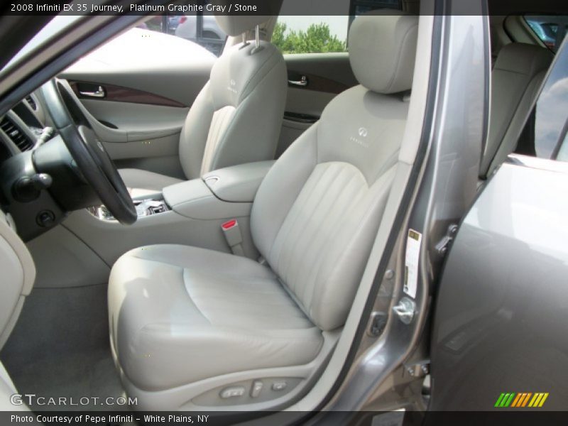 Platinum Graphite Gray / Stone 2008 Infiniti EX 35 Journey