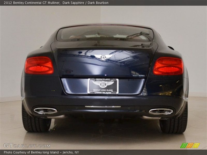 Dark Sapphire / Dark Bourbon 2012 Bentley Continental GT Mulliner