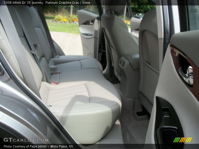Platinum Graphite Gray / Stone 2008 Infiniti EX 35 Journey