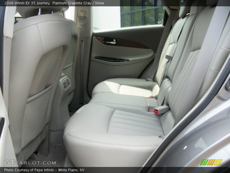 Platinum Graphite Gray / Stone 2008 Infiniti EX 35 Journey