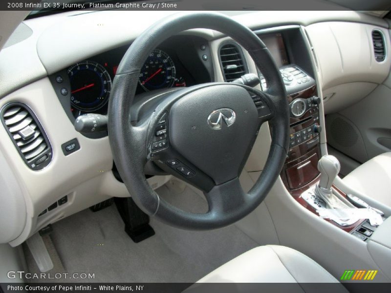 Platinum Graphite Gray / Stone 2008 Infiniti EX 35 Journey