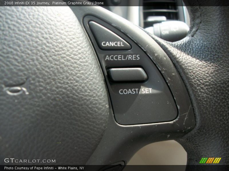 Platinum Graphite Gray / Stone 2008 Infiniti EX 35 Journey