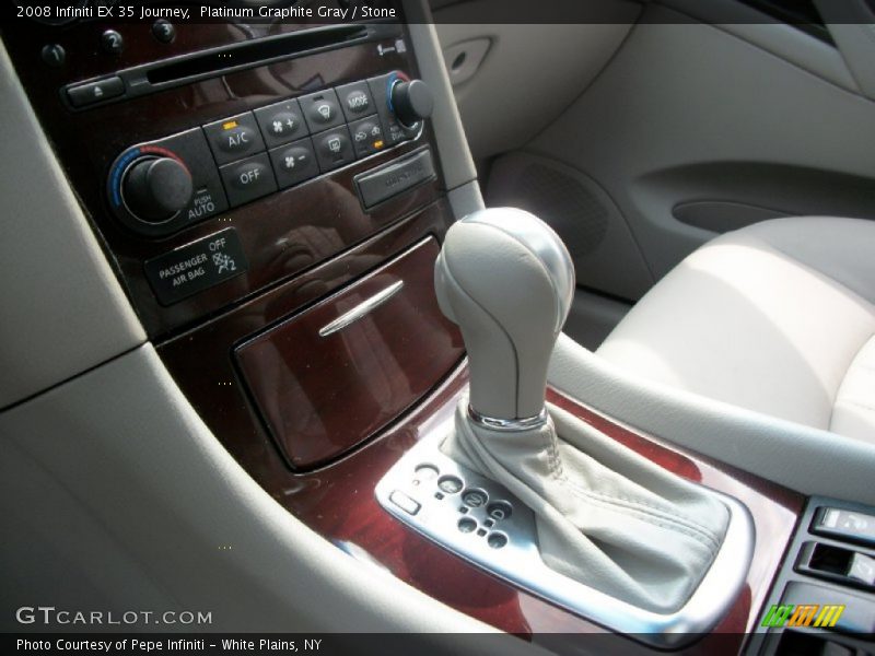 Platinum Graphite Gray / Stone 2008 Infiniti EX 35 Journey
