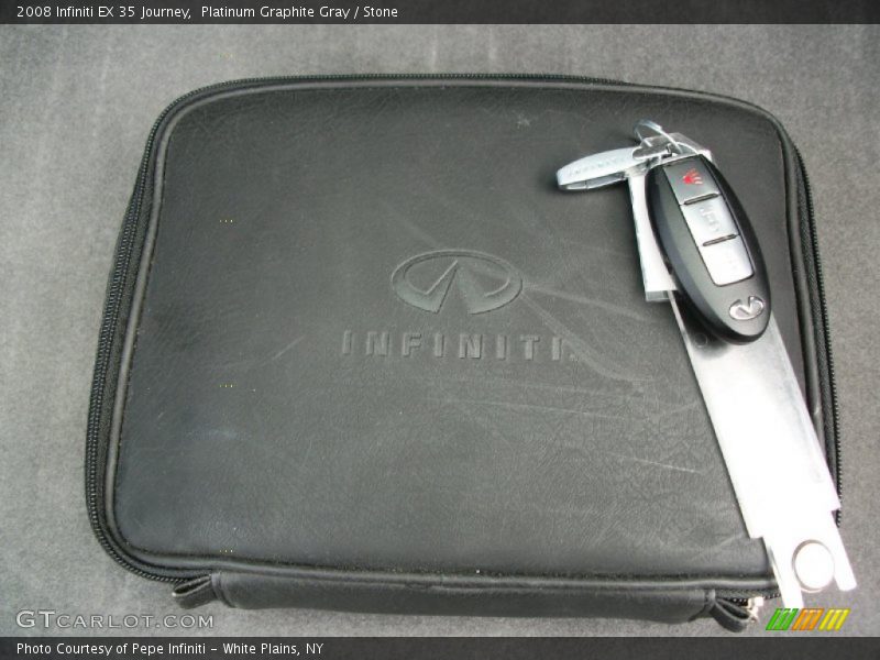 Platinum Graphite Gray / Stone 2008 Infiniti EX 35 Journey