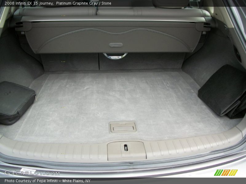 Platinum Graphite Gray / Stone 2008 Infiniti EX 35 Journey