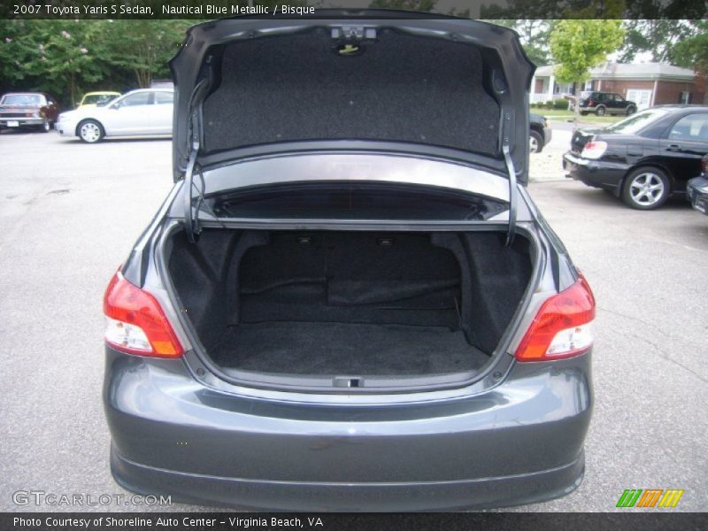 Nautical Blue Metallic / Bisque 2007 Toyota Yaris S Sedan