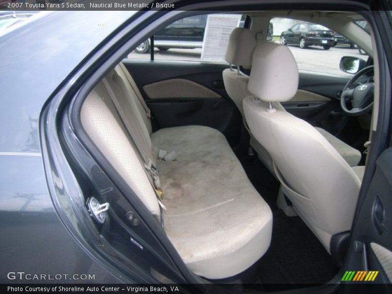 Nautical Blue Metallic / Bisque 2007 Toyota Yaris S Sedan