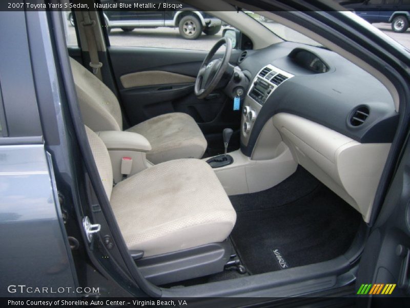 Nautical Blue Metallic / Bisque 2007 Toyota Yaris S Sedan